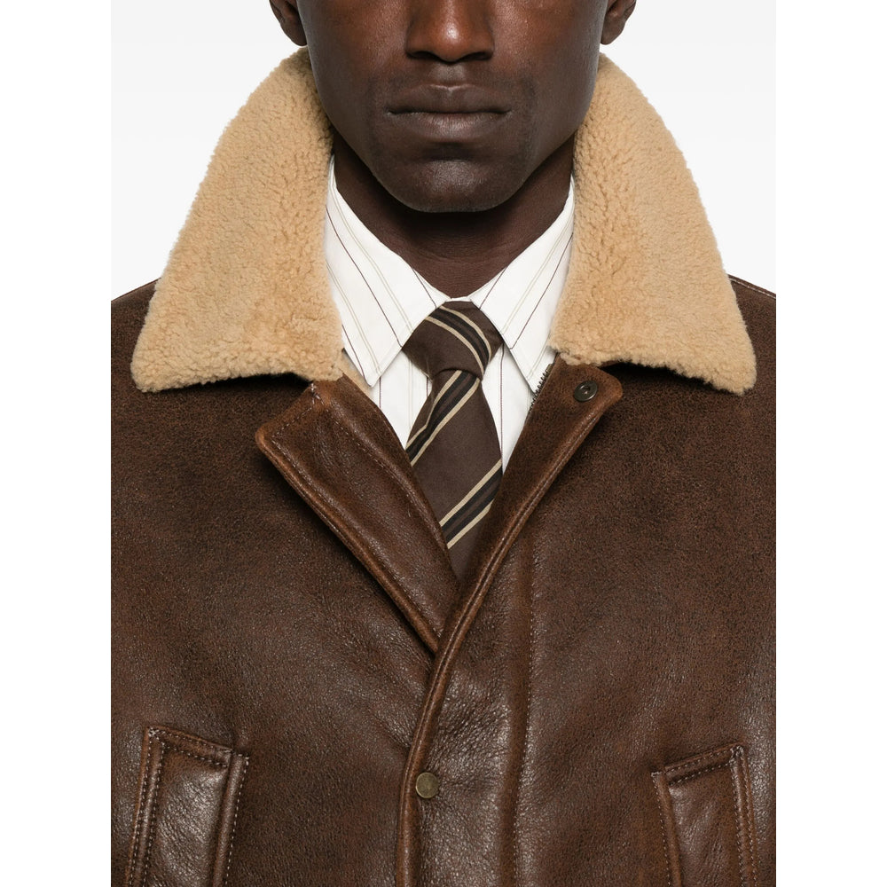 Salvatore Santoro Leather Outerwears - Marrone | a9df495f0bec8474de57ff01c33bc587b944e169