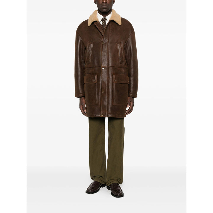 Salvatore Santoro Leather Outerwears - Marrone | 3b8b0755011ac91302650132311ed990d7523b63