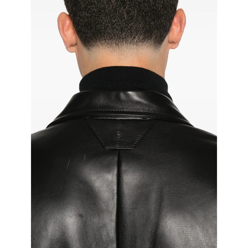 Salvatore Santoro Leather Outerwears - Nero | e7722bec3a4abf8b620c49a329bb00981a3c260f