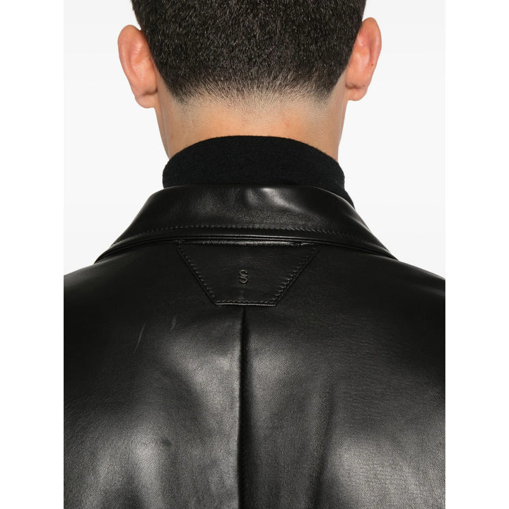 Salvatore Santoro Leather Outerwears - Nero | e7722bec3a4abf8b620c49a329bb00981a3c260f