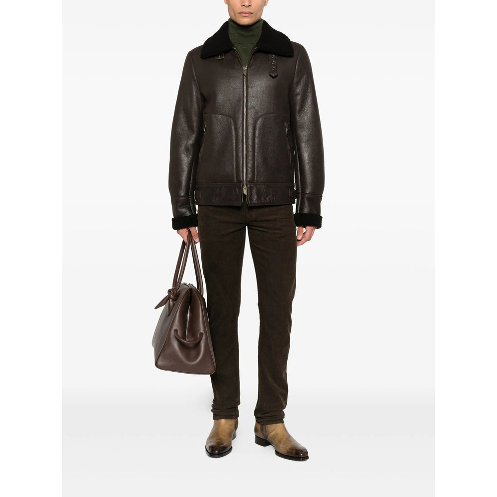 Salvatore Santoro Leather Outerwears - Marrone | 1e5a3d6e649732682ff81b58b9374b0b55797d2d