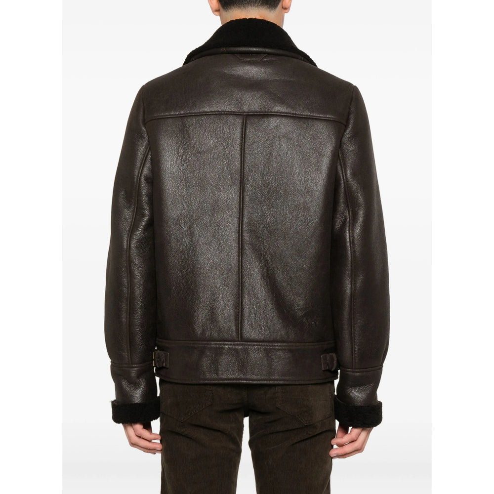 Salvatore Santoro Leather Outerwears - Marrone | b95c39675e3af51f4e6345a92f1bf30fc790a450