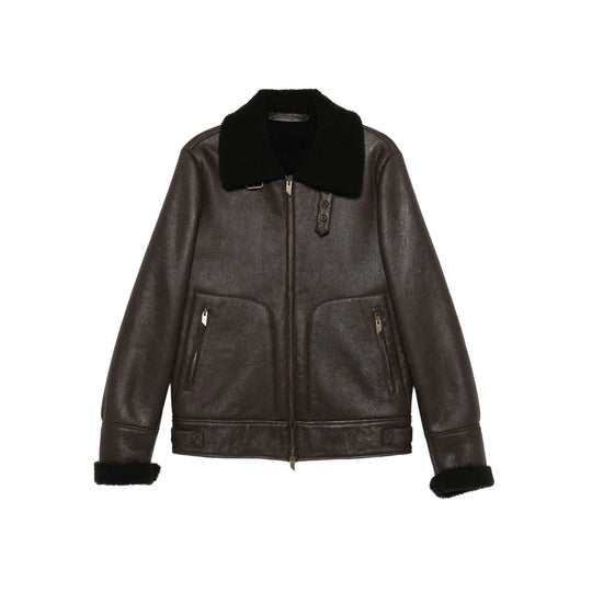 Leather Outerwears Marrone