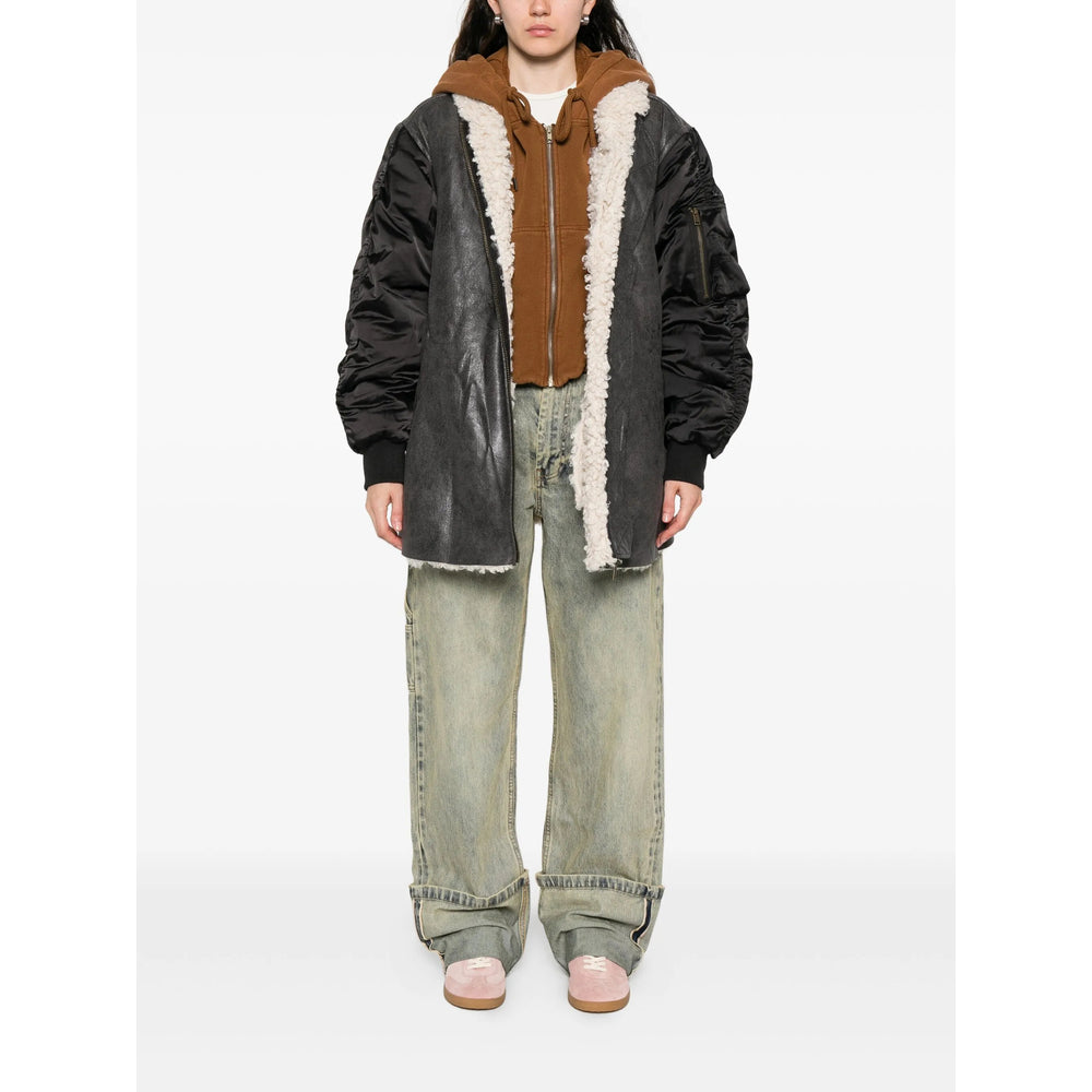 Marant ÉToile Leather Outerwears - Nero | 97ce81f51e8664e5eca663217fb5a35859cb5afd