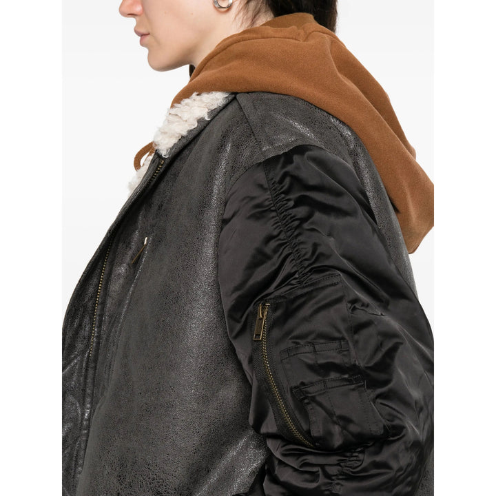 Marant ÉToile Leather Outerwears - Nero | 28e9942308250f30b40eb20820054e31bd627276