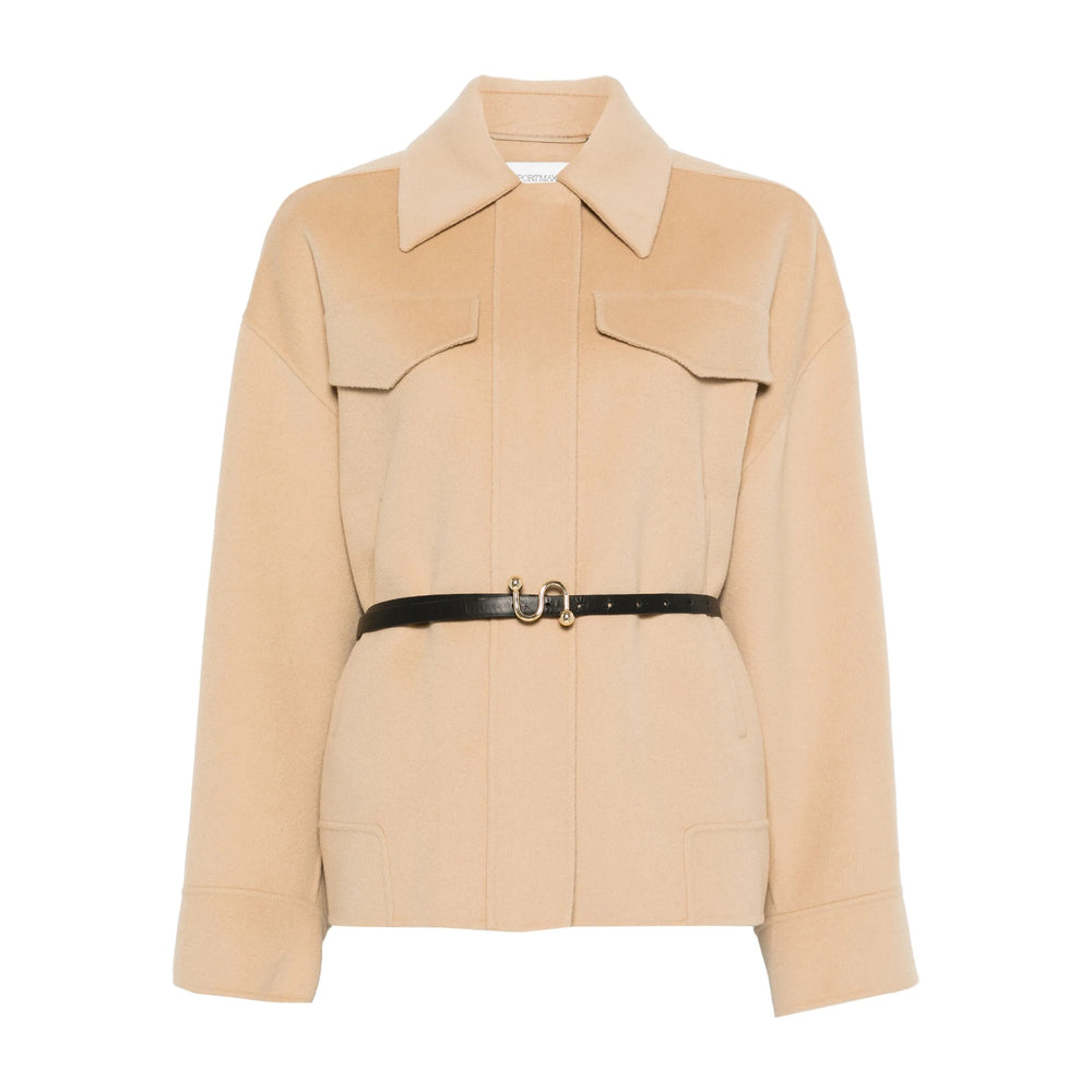 Sportmax Outerwears - Marrone | 1c9439331c7df852fedeb2549b60a760ee8fa2d1