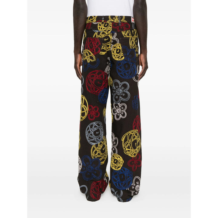 Kenzo Pantaloni - Marrone, Giallo | 63fe6dbd0453038ee2578b4cc42c8c6803152dbf