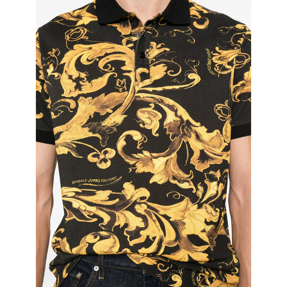 Versace Jeans Couture T Shirt - Nero, Oro | ca4f8a86cbf20f34fbf70c515e73d163d608acf9