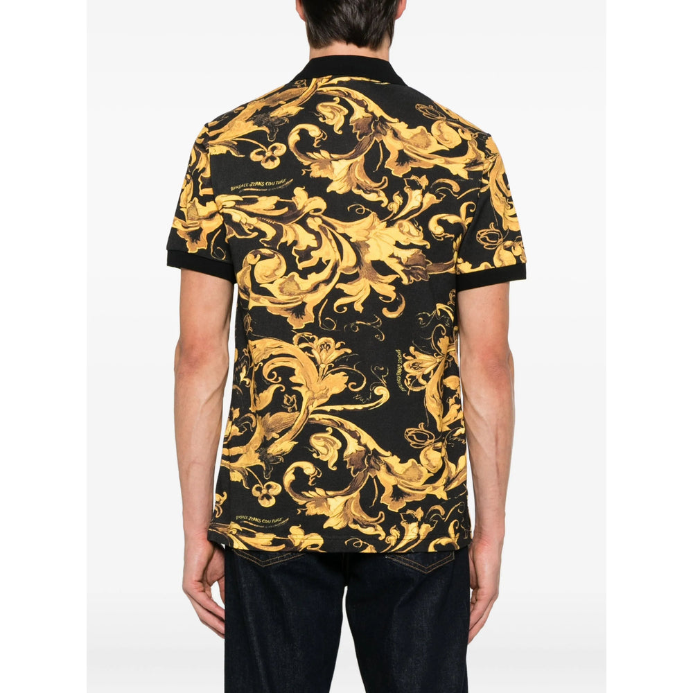 Versace Jeans Couture T Shirt - Nero, Oro | aaed40633dcf0a090a3562476de3bc97dc69e2a9