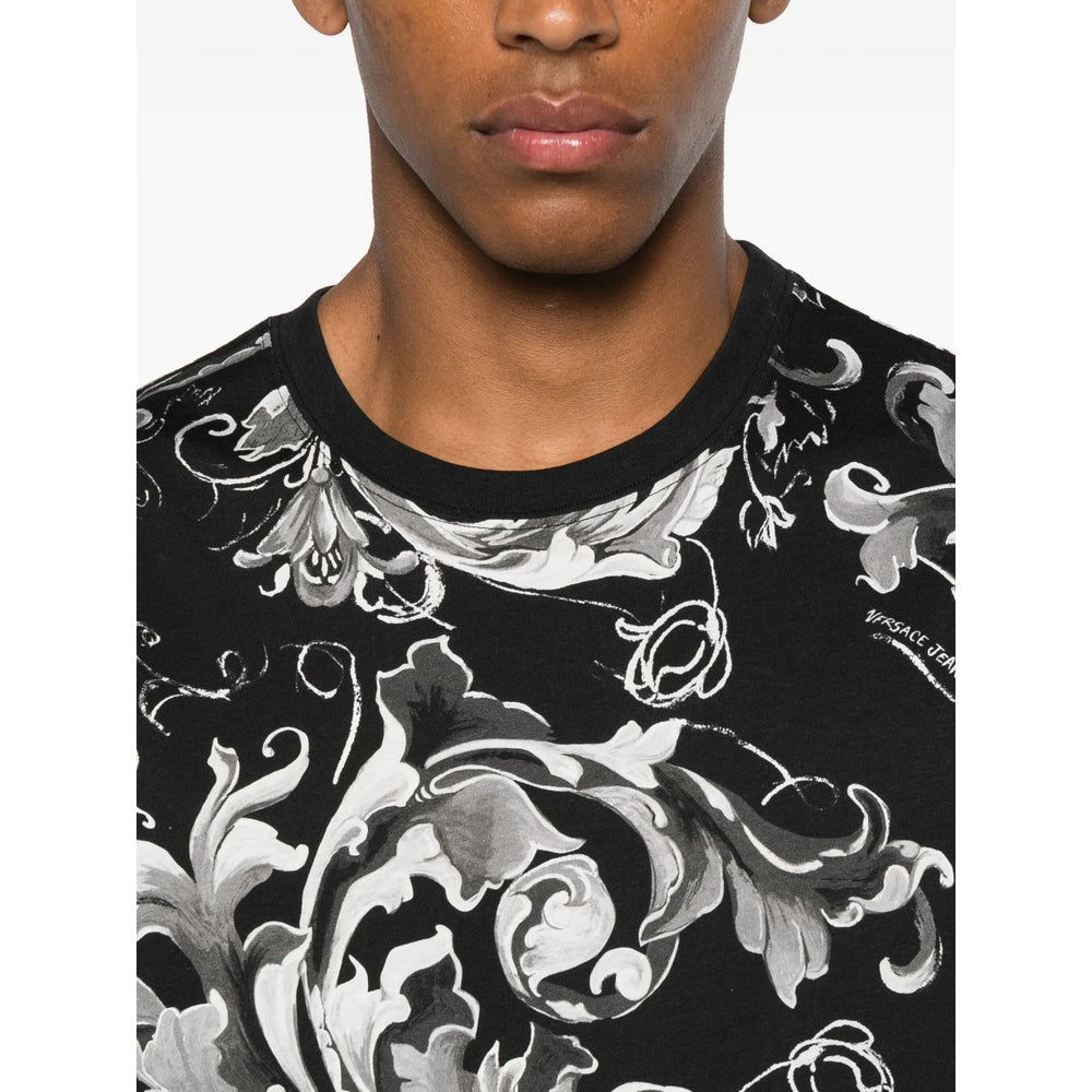 Versace Jeans Couture T Shirt - Nero | e554dc0af7d61516497889fc0b7e089128635445