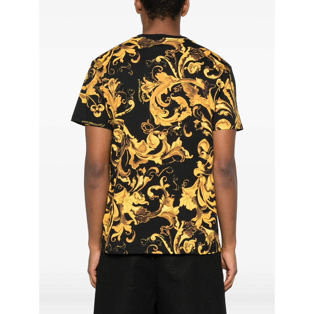Versace Jeans Couture T Shirt - Nero, Giallo | 4d212739e25a3caa93248978e2e73a63767d9ce3