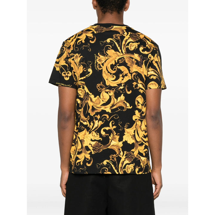 Versace Jeans Couture T Shirt - Nero, Giallo | 4d212739e25a3caa93248978e2e73a63767d9ce3
