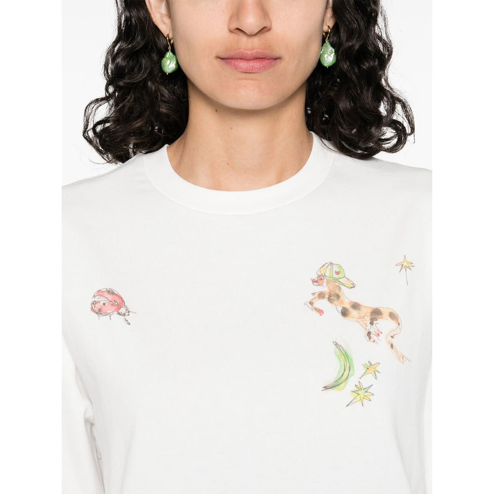 Alemais T Shirt - Bianco | 77b80ced49bef7ed38f613d9d11031588c51de68