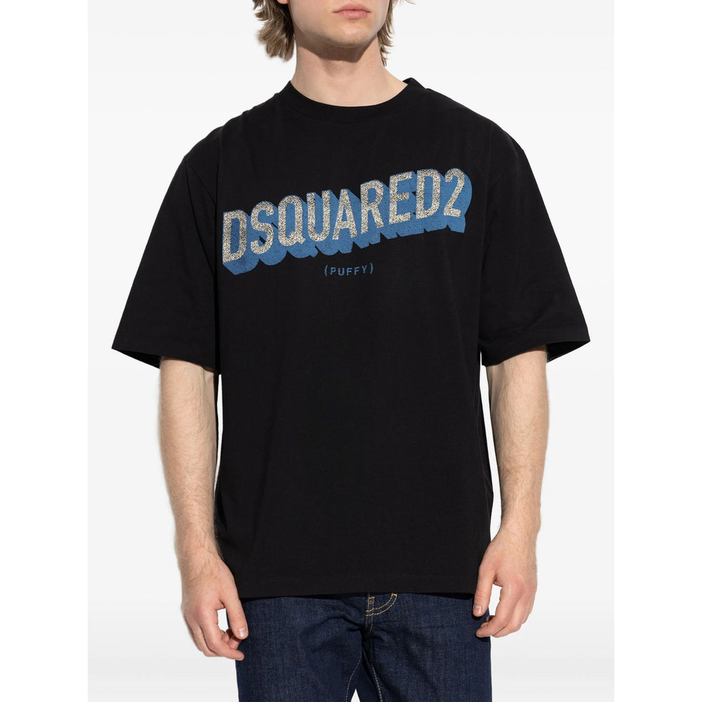 Dsquared2 T Shirt - Nero, Blu | 7a9d64af9bbd9fbaee759a2e46b8d3b0e5a58e88