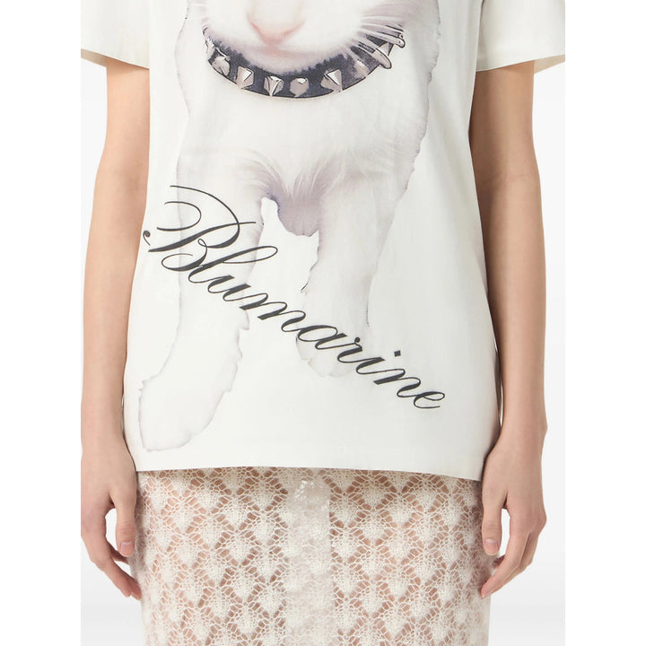 Blumarine T Shirt - Bianco | 5fdf20a7446291bcfcfbcd20bad6640d63ba079f