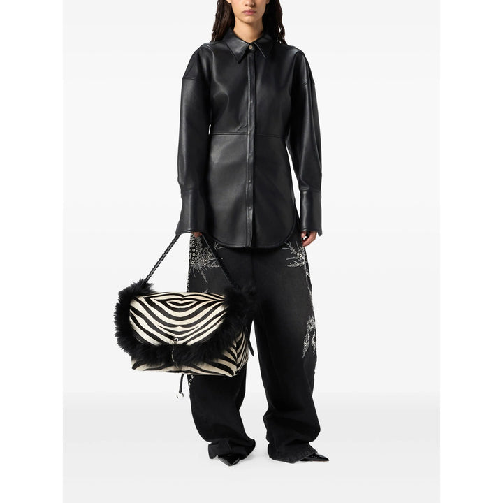 Blumarine Leather Shirts - Nero | c964f18bafe240bbc0bbf566f976cf11bed7985f