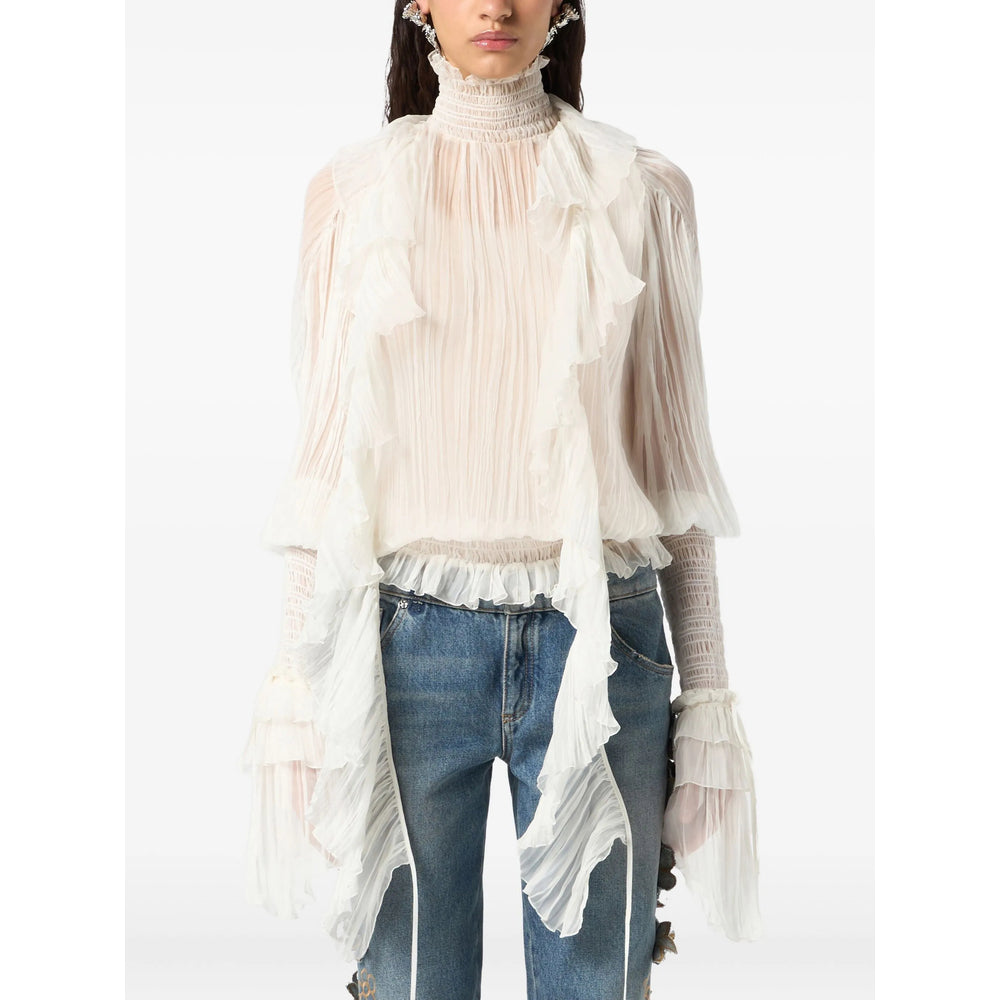 Blumarine Camicie - Bianco | 3af39b8b5fa096ff14c0ebd8ae0e263e6f6fde12