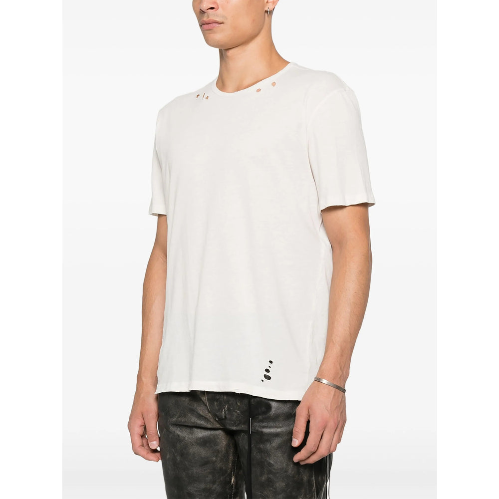 Ann Demeulemeester T Shirt - Neutro | 28457f1535b0a6948edb14832fb80244982606a5