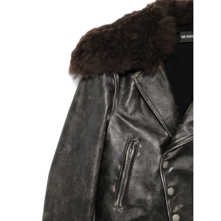 Ann Demeulemeester Leather Outerwears - Nero | 4bfe26565a206c9c9dd77b6cc1735b365df97f0f