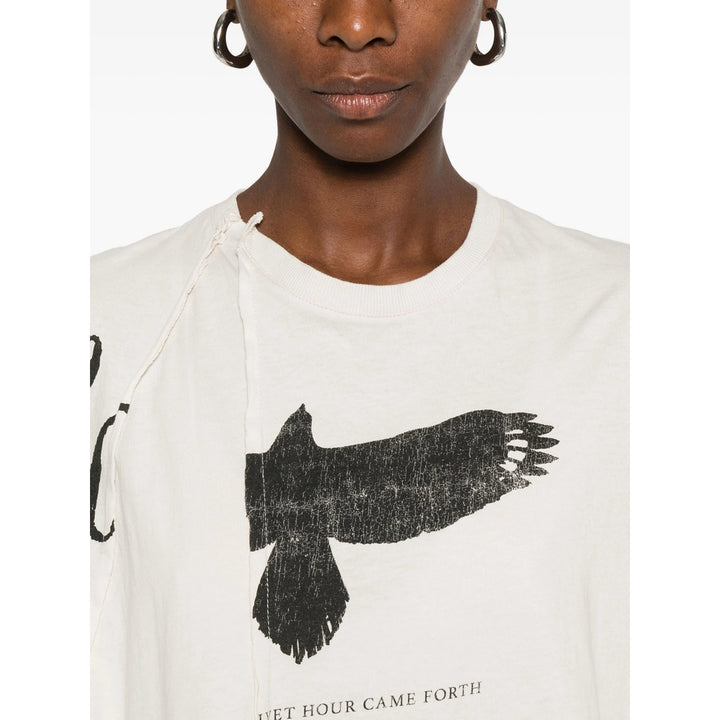 Ann Demeulemeester T Shirt - Neutro | 441fe96b0028ca066570f003fae8d6f41b6f625a