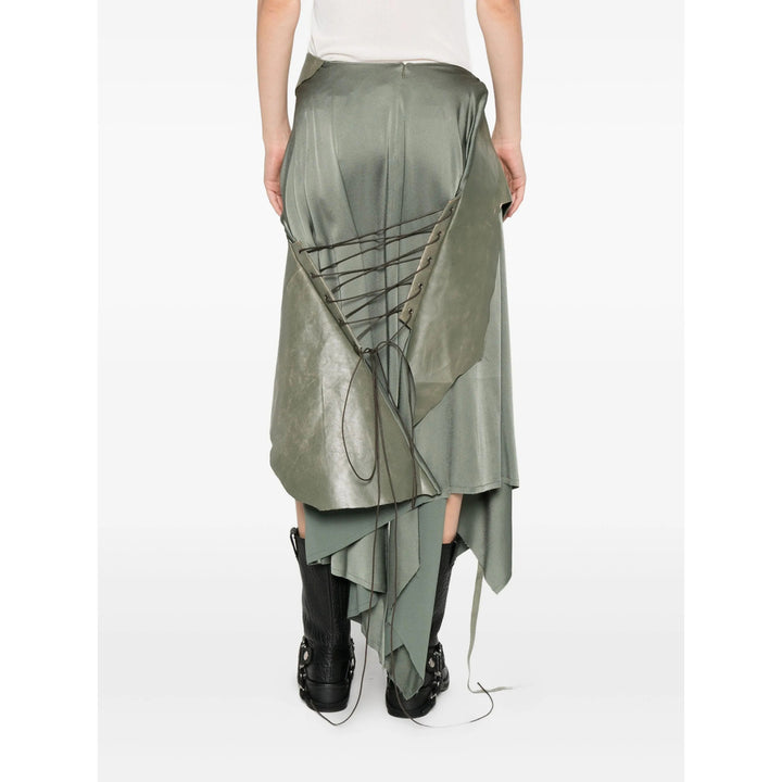 Ann Demeulemeester Gonne - Verde | 76f741fdcbbbd105a8fc08ddba64f0ffac6e0bec