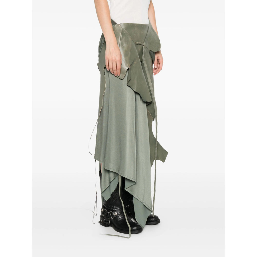 Ann Demeulemeester Gonne - Verde | 7a35f0df7b7698cbd8aa9938f19d0f99384db98a