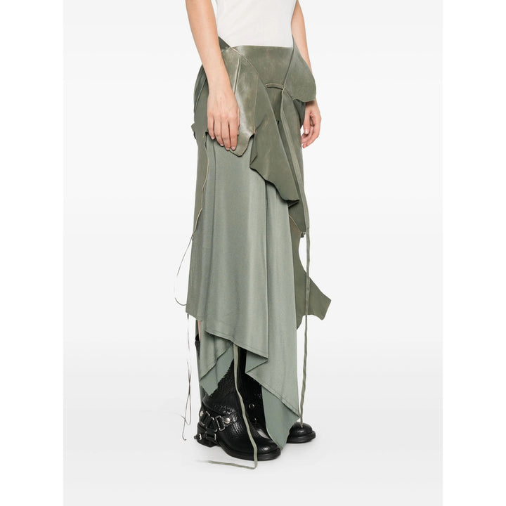 Ann Demeulemeester Gonne - Verde | 7a35f0df7b7698cbd8aa9938f19d0f99384db98a