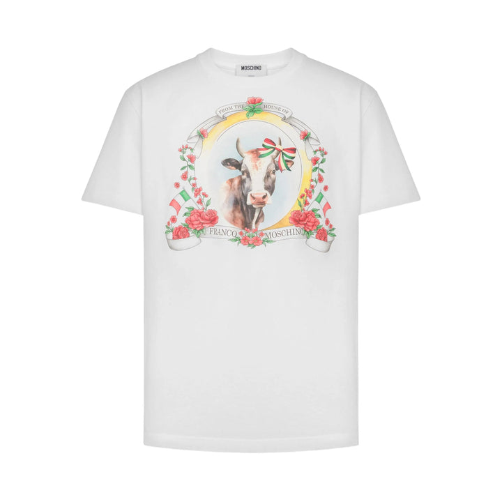 Moschino T Shirt - Bianco | 85ebaa186263ae8c83f8ffefc24f4c97ca545a61
