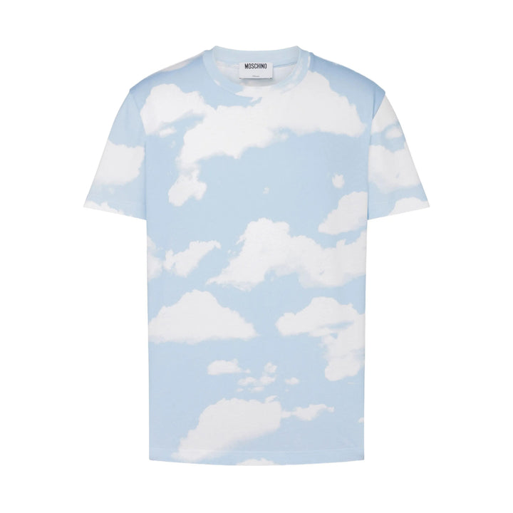 Moschino T Shirt - Blu, Bianco | 1ad97e14f312e60eefa9b71e59dbac85d8cba275