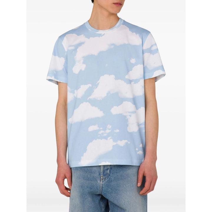 Moschino T Shirt - Blu, Bianco | ecece88d8e5c4153ebfdc2bf4d6adc3392c81102
