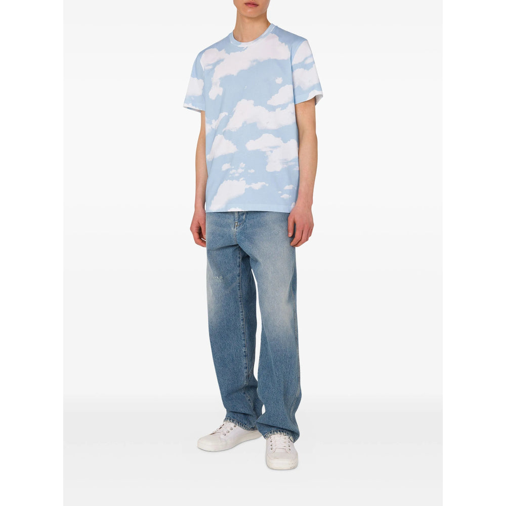 Moschino T Shirt - Blu, Bianco | ea09f49d5d330508f0f8d14e20f1caaf92a55a3a