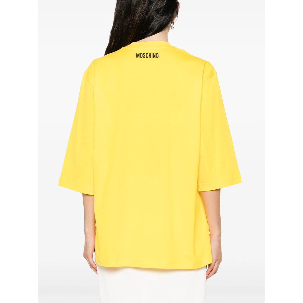 Moschino T Shirt - Giallo | d50f1fd2ffad720ae69363c8c1a34bd446c02679
