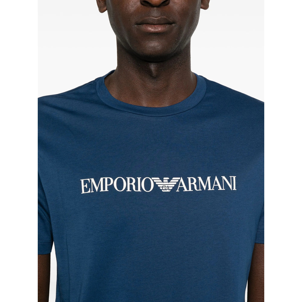 Emporio Armani T Shirt - Blu | c2b44965b432388fcab39649bc22a7c56b86e470