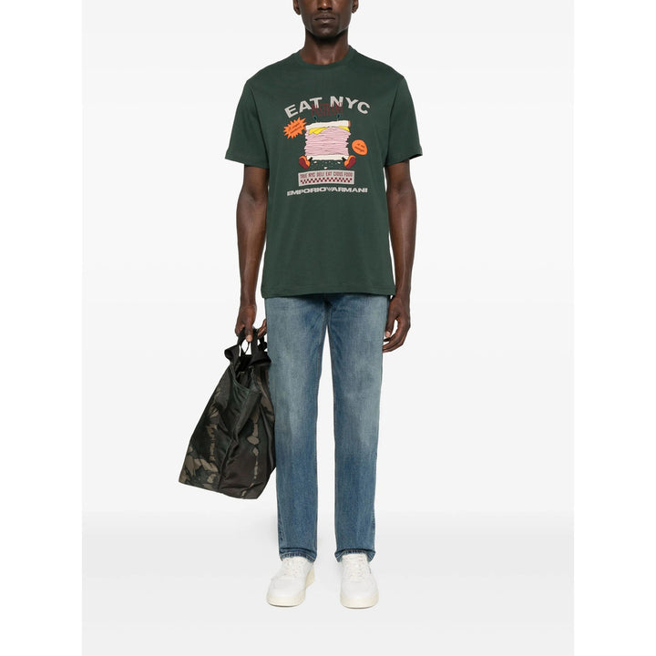 Emporio Armani T Shirt - Verde | e1ca4182b46f8a2e46fb9064df6c36f93290ca74
