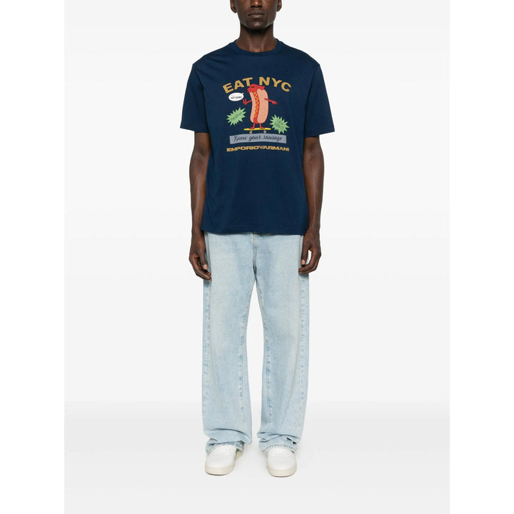 Emporio Armani T Shirt - Blu | e8ae7fedee96305f5750cbbdf5190a81cda8d578