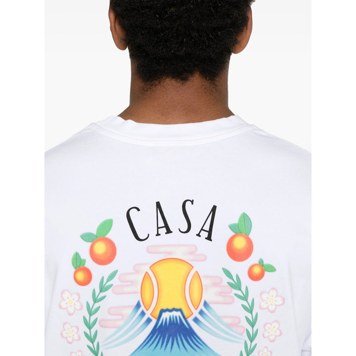 Casablanca T Shirt - Bianco | 9027cfd38faf6f304e7e689442f035646726a6e7