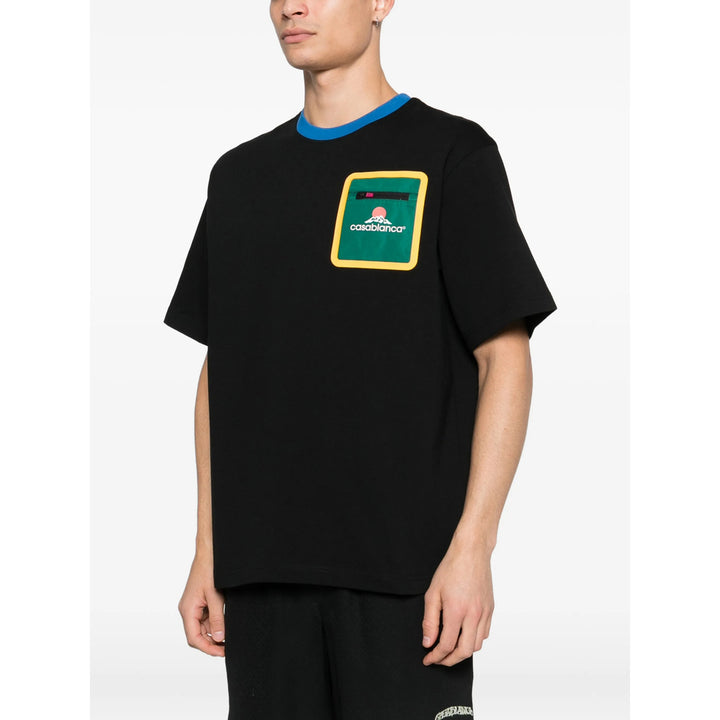 Casablanca T Shirt - Nero | 10ea2988a5f12d6af6f079e1ee0565a7622f0700