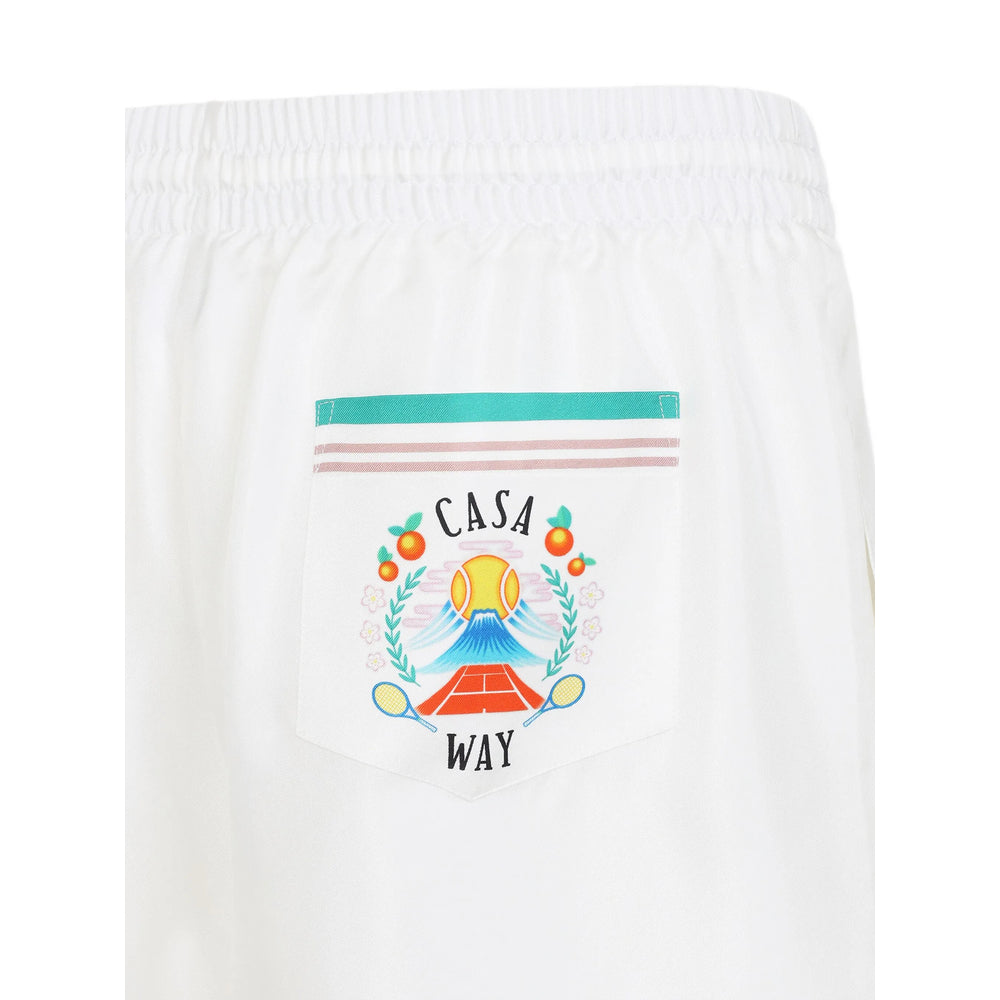 Casablanca Shorts - Bianco | 4c7f8fab2f03e945947dcbc234bbfe5d89d6bb2a