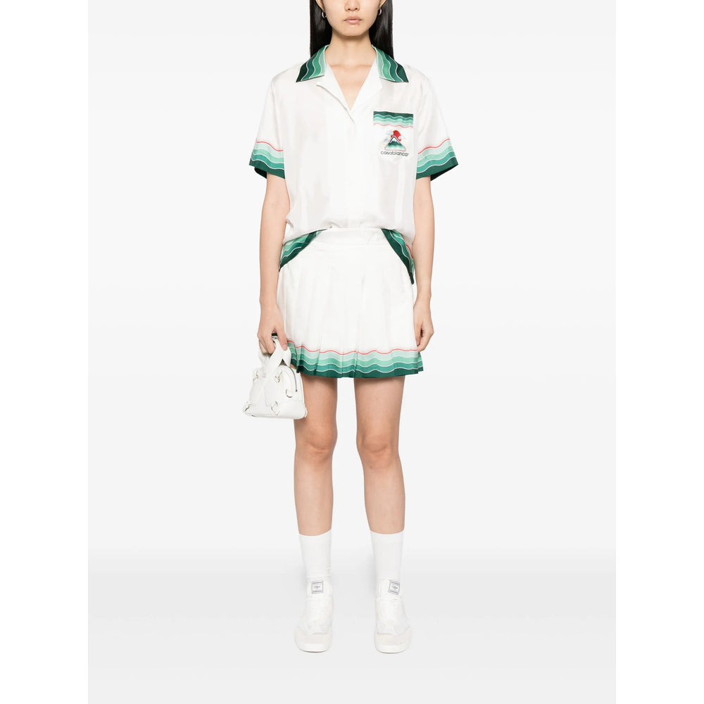 Casablanca Camicie - Bianco, Verde | 1c5790e8cad0aff1837f43827a8cc49057bc3bcd