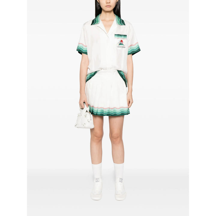 Casablanca Camicie - Bianco, Verde | 1c5790e8cad0aff1837f43827a8cc49057bc3bcd