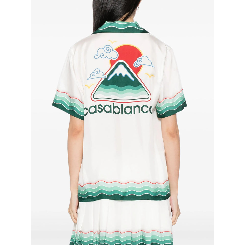 Casablanca Camicie - Bianco, Verde | 2cf358a75f980adf14c73032ae39c964f81a0cc2