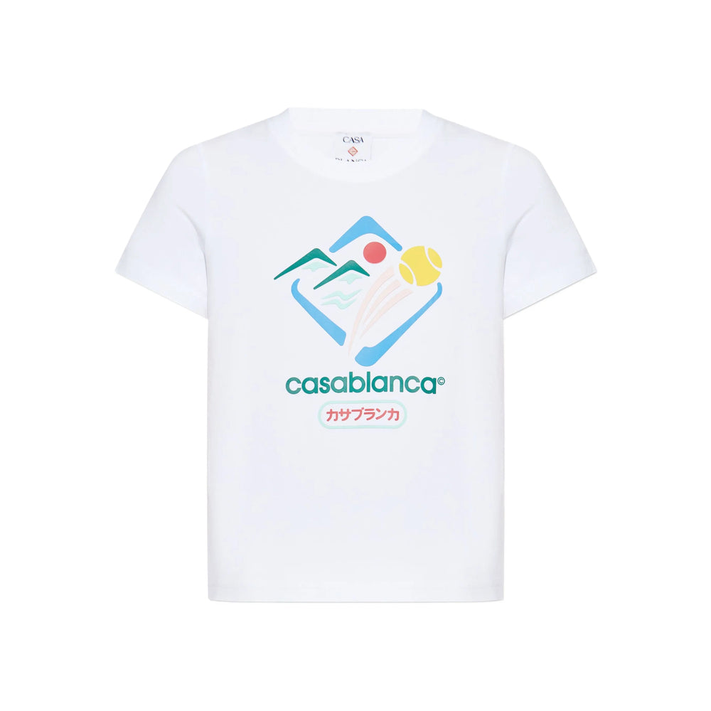 Casablanca T Shirt - Bianco | 0aa23ed1dd41050d28064243aa2eb41ec34ad162