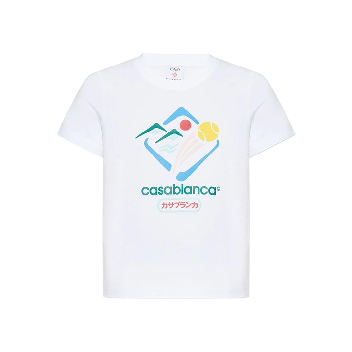 Casablanca T Shirt - Bianco | 0aa23ed1dd41050d28064243aa2eb41ec34ad162