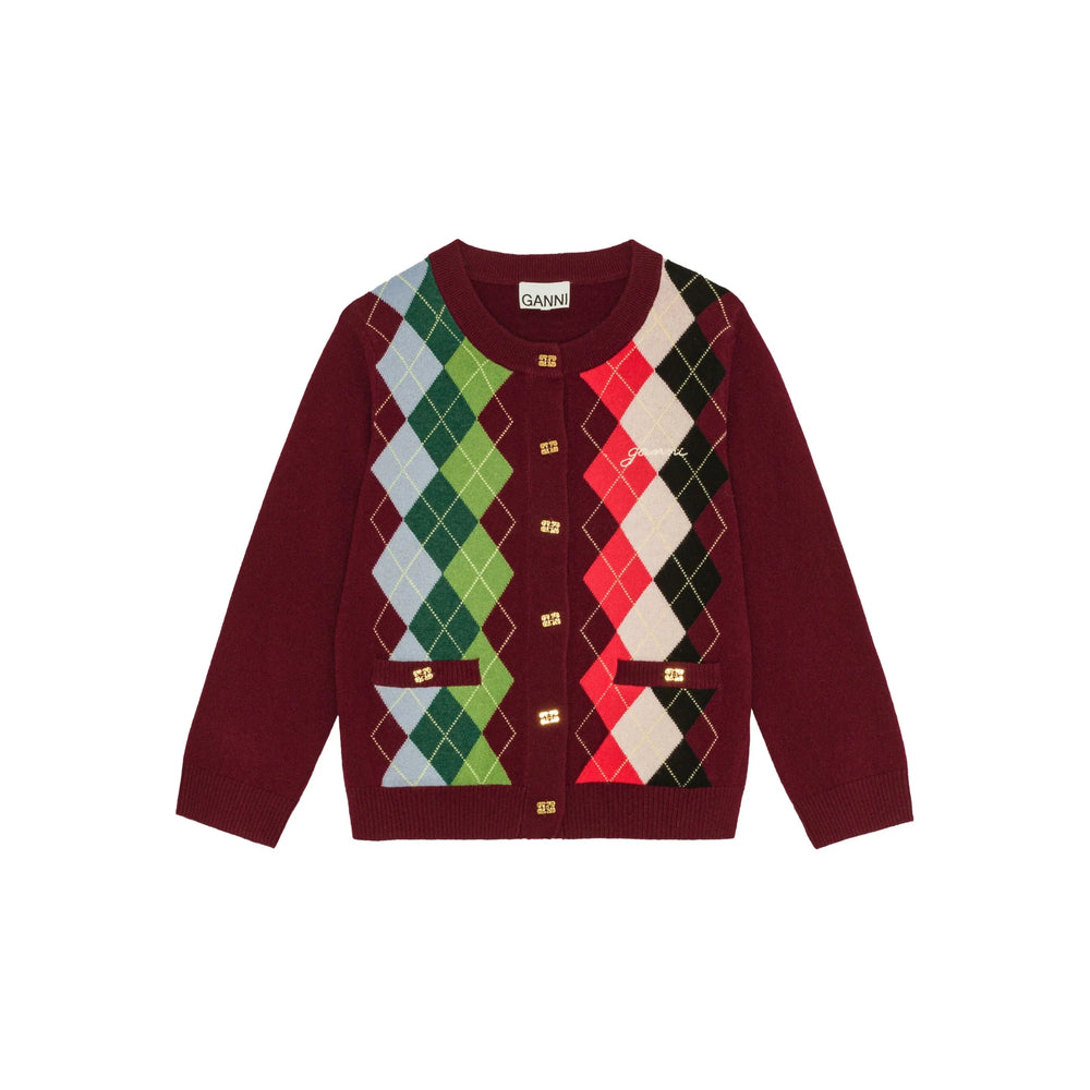 Ganni Maglioni - Rosso | 43e72d38b99f75ff7ddc2c5e07b4155aebb839e3