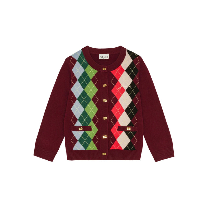 Ganni Maglioni - Rosso | 43e72d38b99f75ff7ddc2c5e07b4155aebb839e3