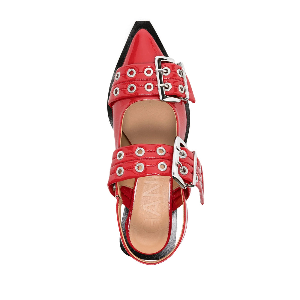 Ganni Scarpe - Rosso | 240b117f925d317a80a467a37feef74a9d88e93f