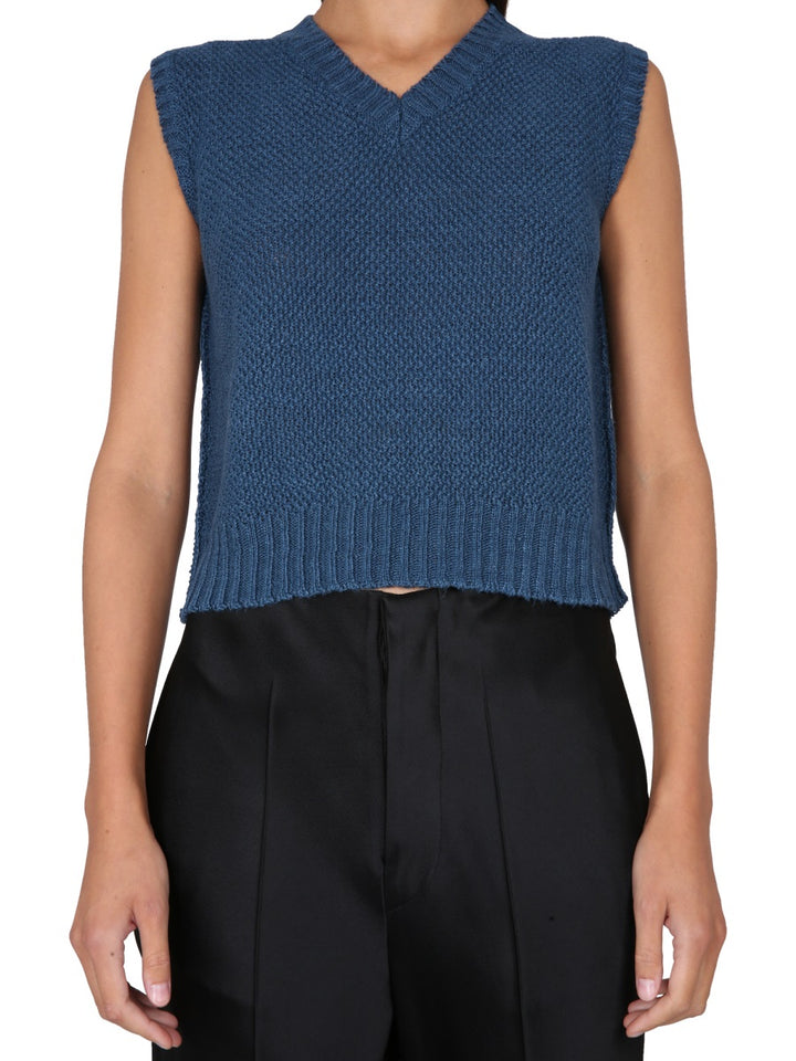 Maison Margiela Gilet - Blu | Wanan Luxury
