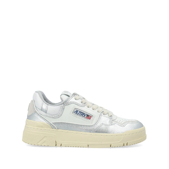 Sneakers Argento, Bianco