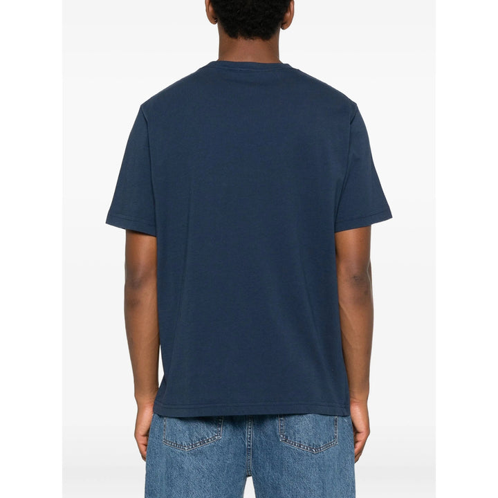 Maison Kitsune X Autry T Shirt - Blu | b16fba7169993742b6c83ea63f527bf47456ea63