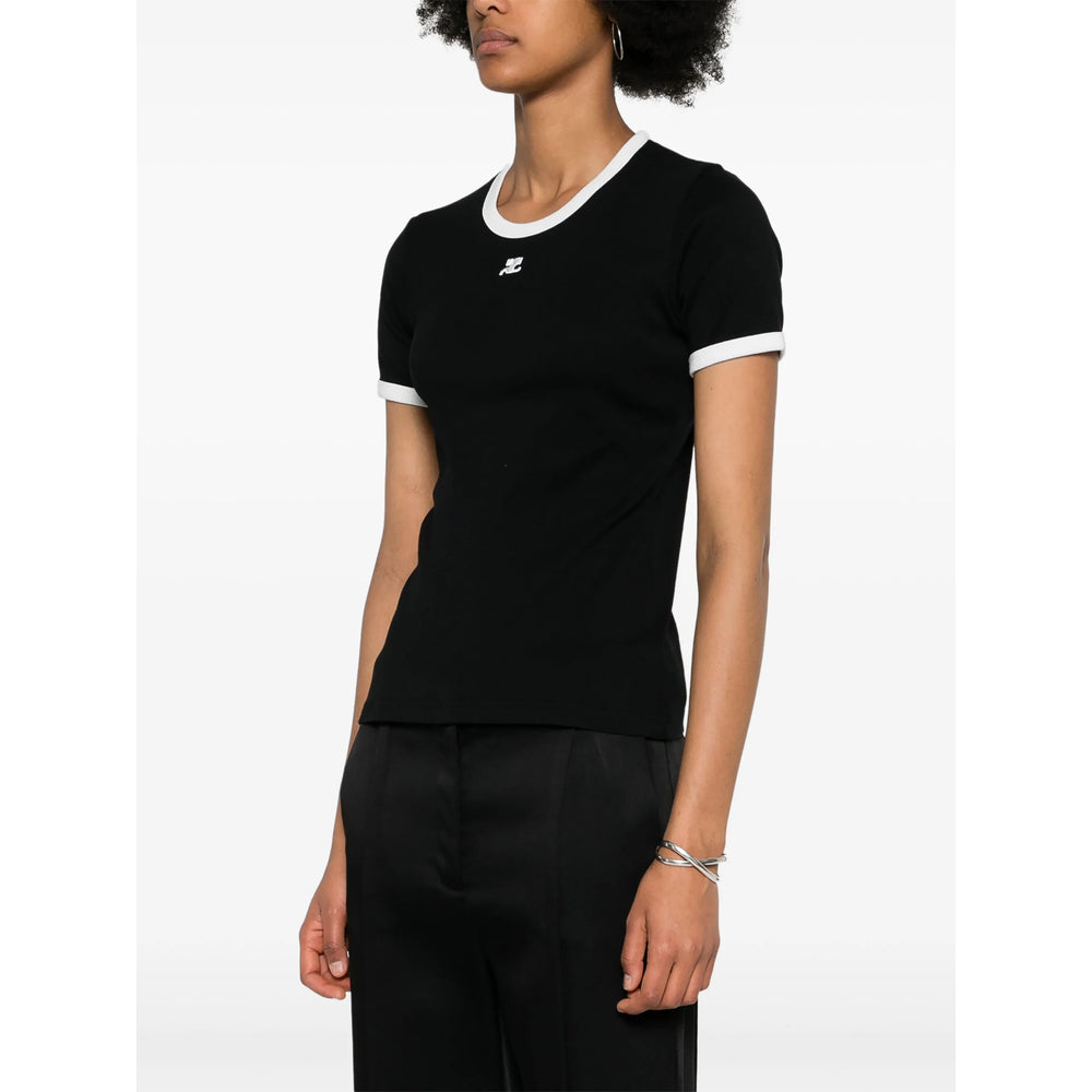 CourrèGes T Shirt - Nero | 10cf68cc7d72fc58ccab01487b5f8c82acf312eb